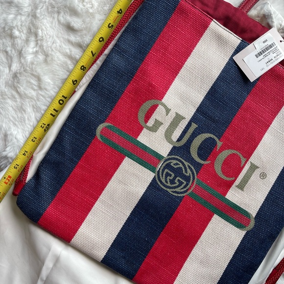Gucci Logo Drawstring Backpack (new and unused) - Picture 2 of 7